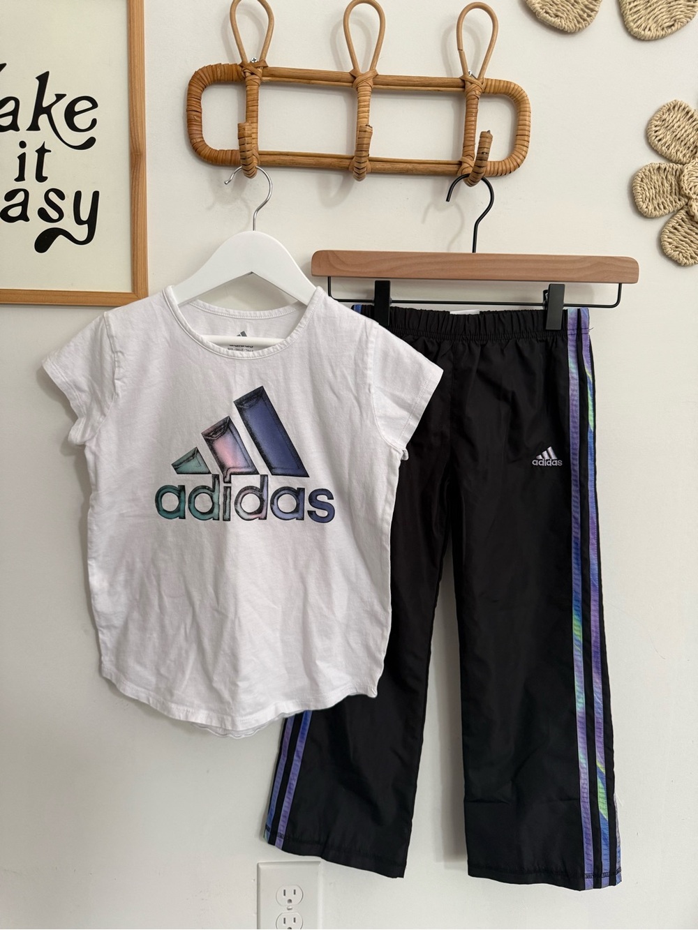 Adidas girls sporty set